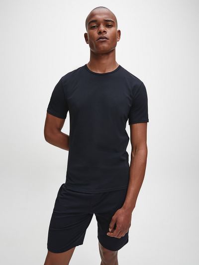 Calvin Klein Ruhák HU233948 | Calvin Klein Modern Cotton Férfi Lounge Póló Fekete